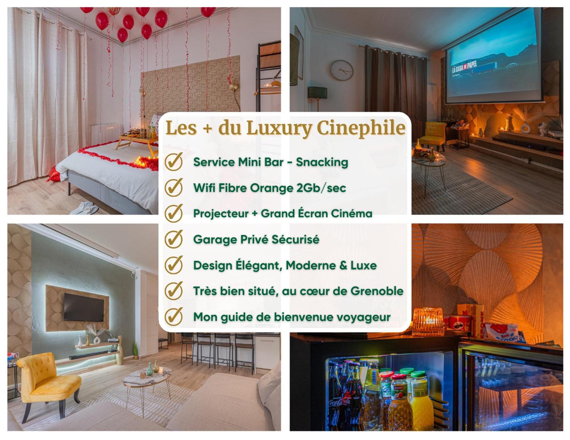 Appartamento Luxury Cinephile - Netflix - 2 Balcons - Garage Prive - Minibar Grenoble Esterno foto